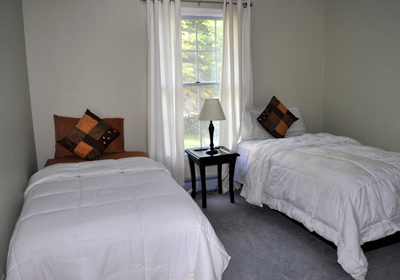 Twin Beds in Guest Room 3